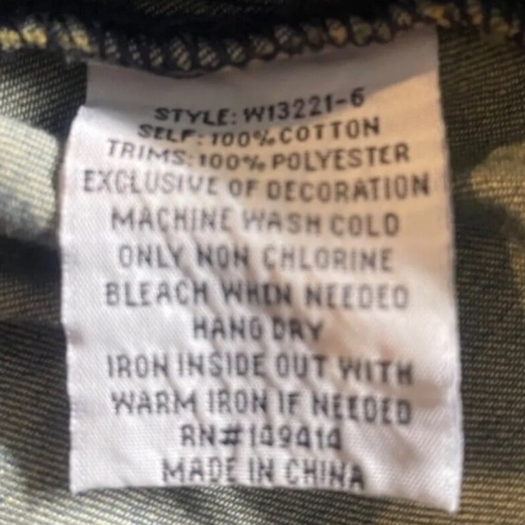 Johnny Was heavily embroidered Carmen Frayed Westward Shirt NWT - Picture 11 of 11